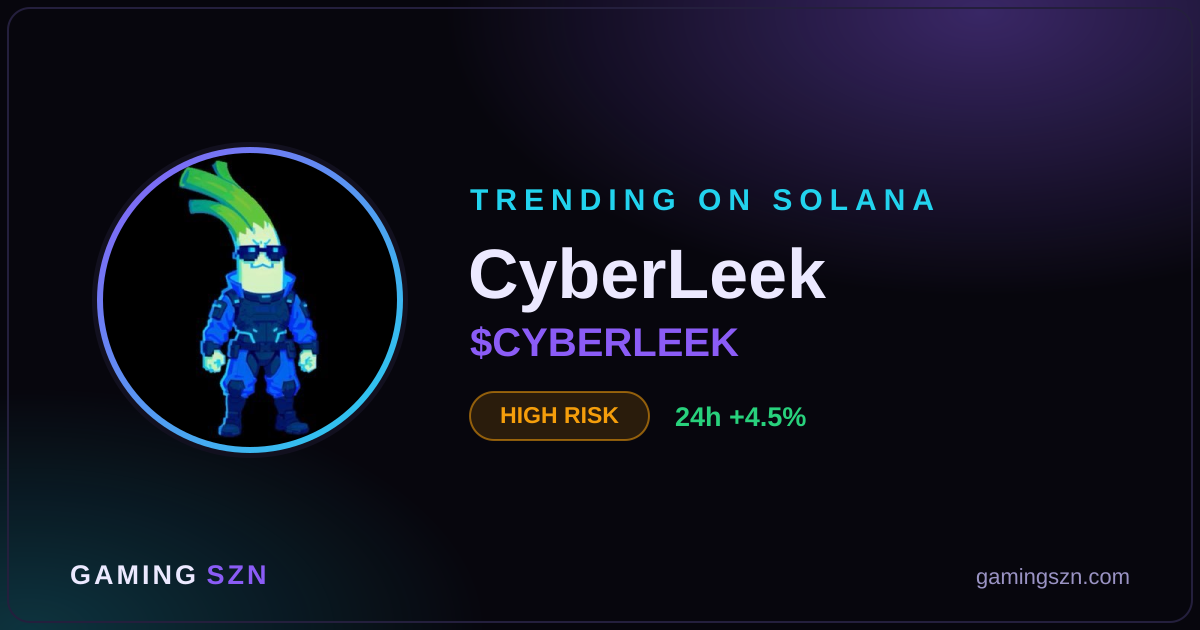 CyberLeek (CYBERLEEK): the viral GTA-leak Solana token