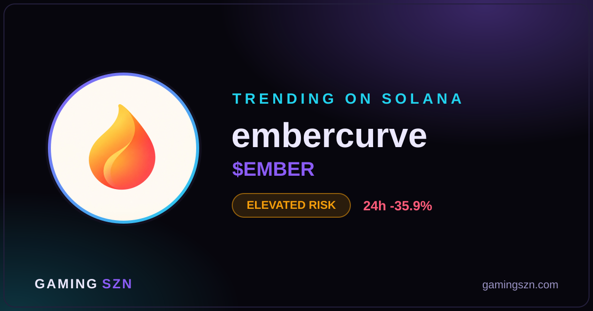 EMBER (embercurve) Trending on Solana: What to Know