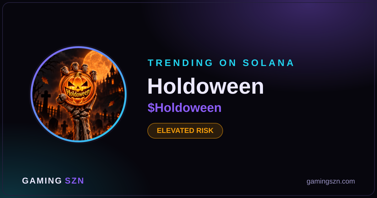 Holdoween (HOLDOWEEN) Trends on Solana: What to Know