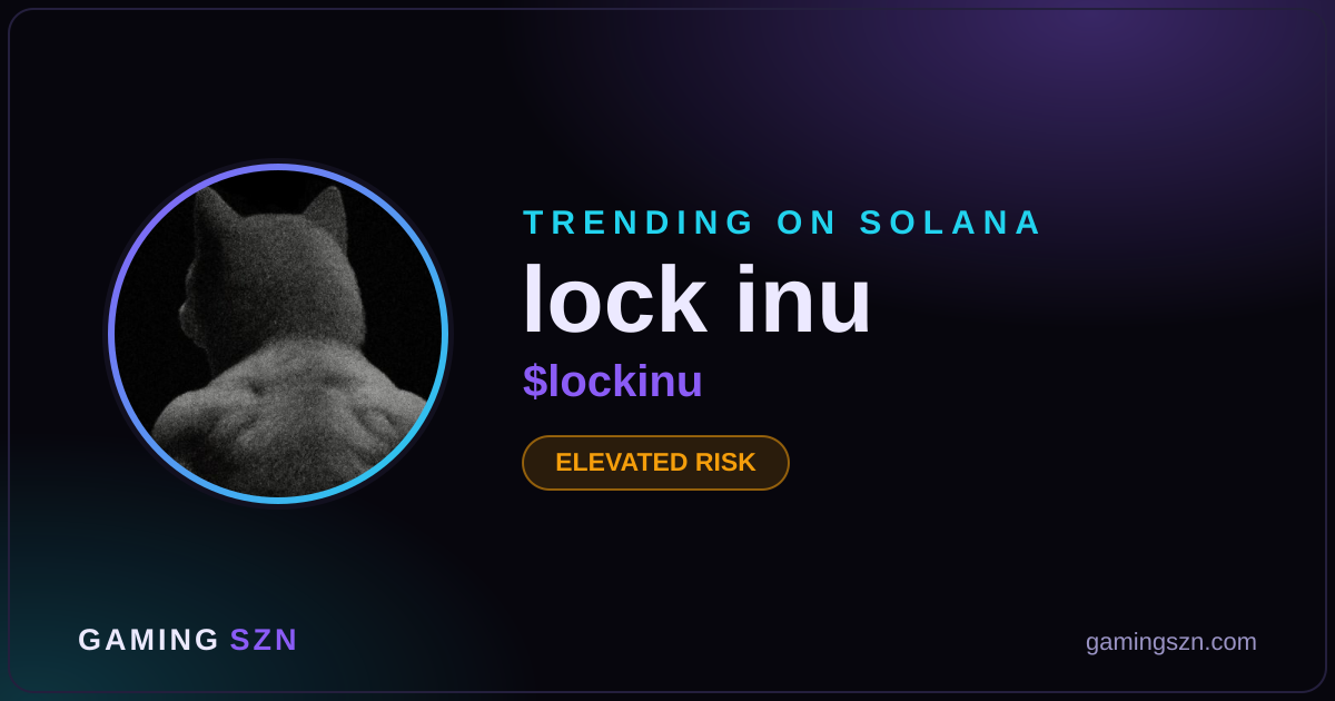 Lock Inu (LOCKINU) Solana Token Surges 1,252% — What to Know